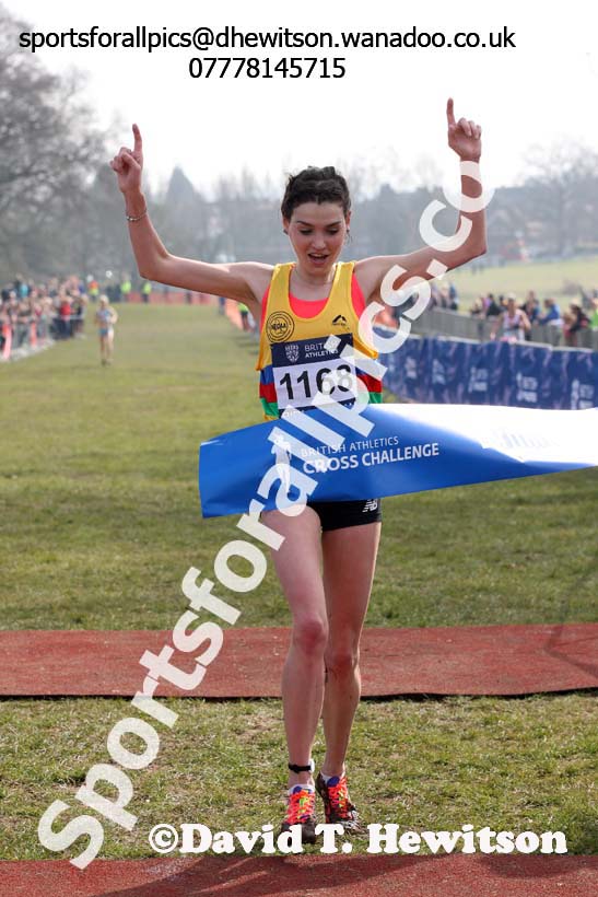 Senior womens 2016 Inter Counties Cross Country Champs. and Cross Challenge Final, Cofton Park, Birmingham. Photo: David T. Hewitson/Sports for All Pics